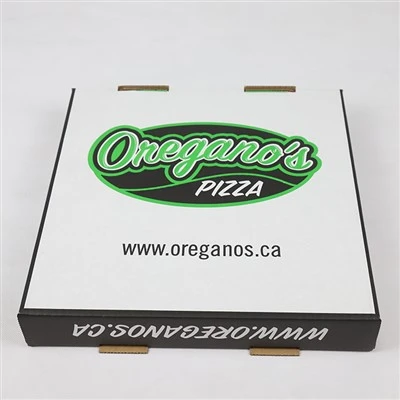 Caja de pizza de impresión personalizada de cartón corrugado